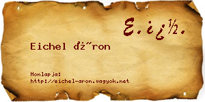 Eichel Áron névjegykártya